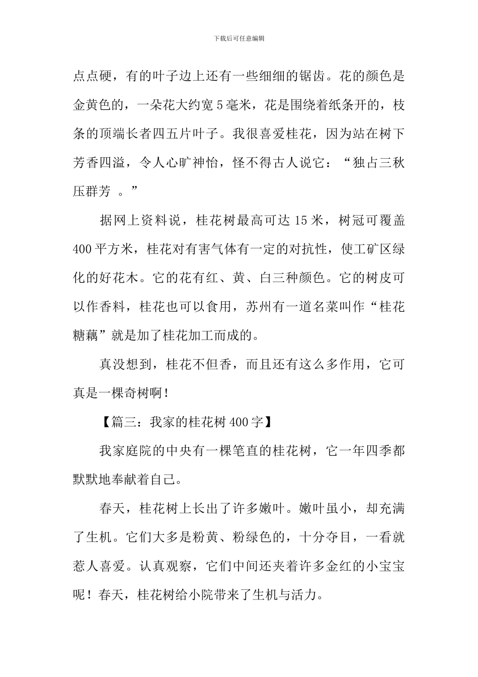 描写桂花树的作文_第2页