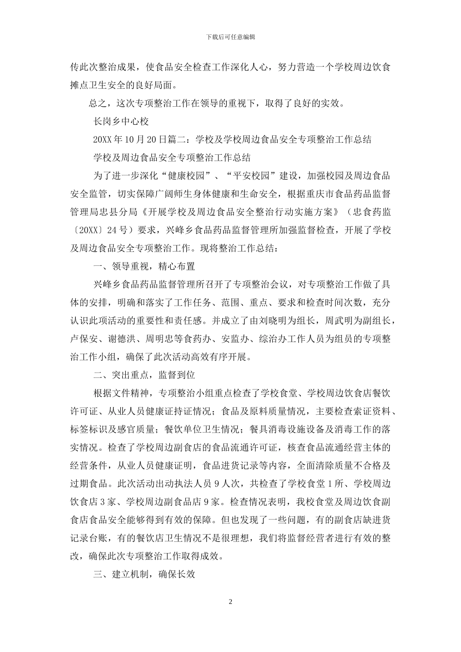 校园周边食品安全工作总结_第2页