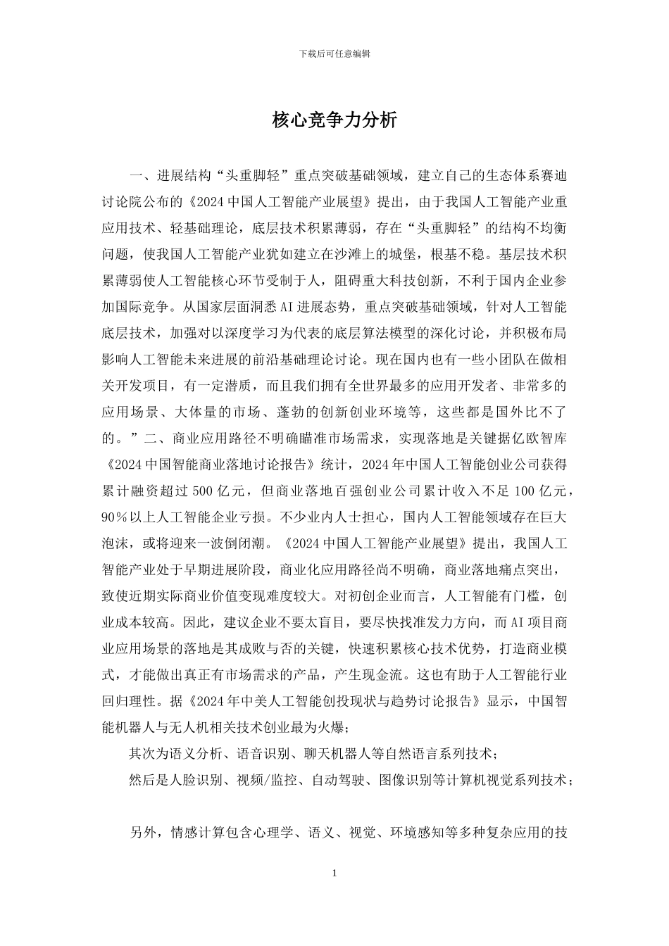 核心竞争力分析_第1页