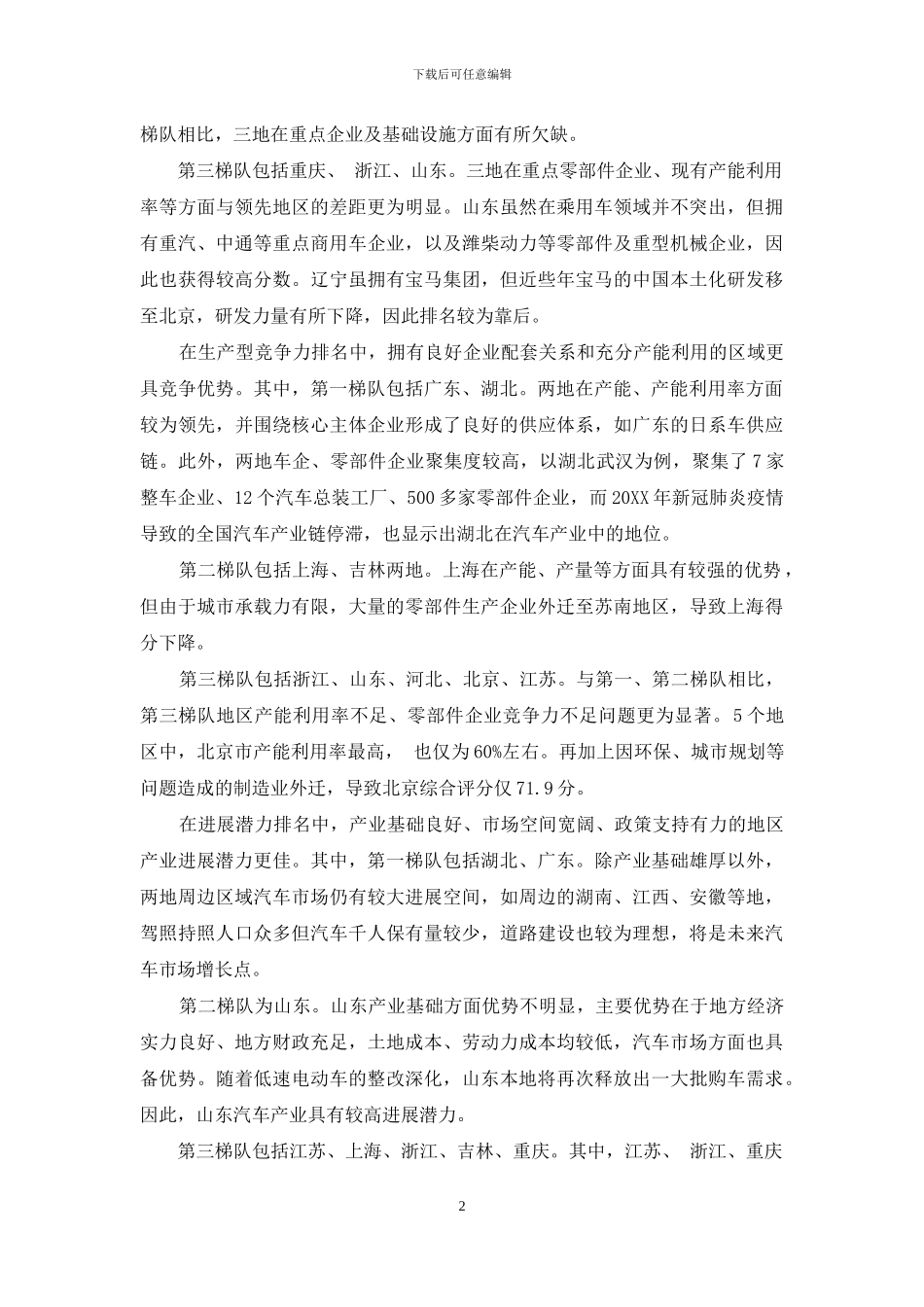 汽车产业最强区域在哪_第2页