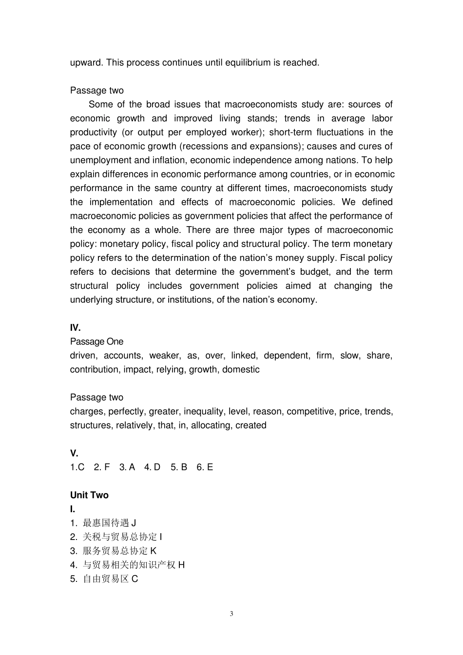 《新编商务英语阅读教程》(第二版)练习参考答案_第3页