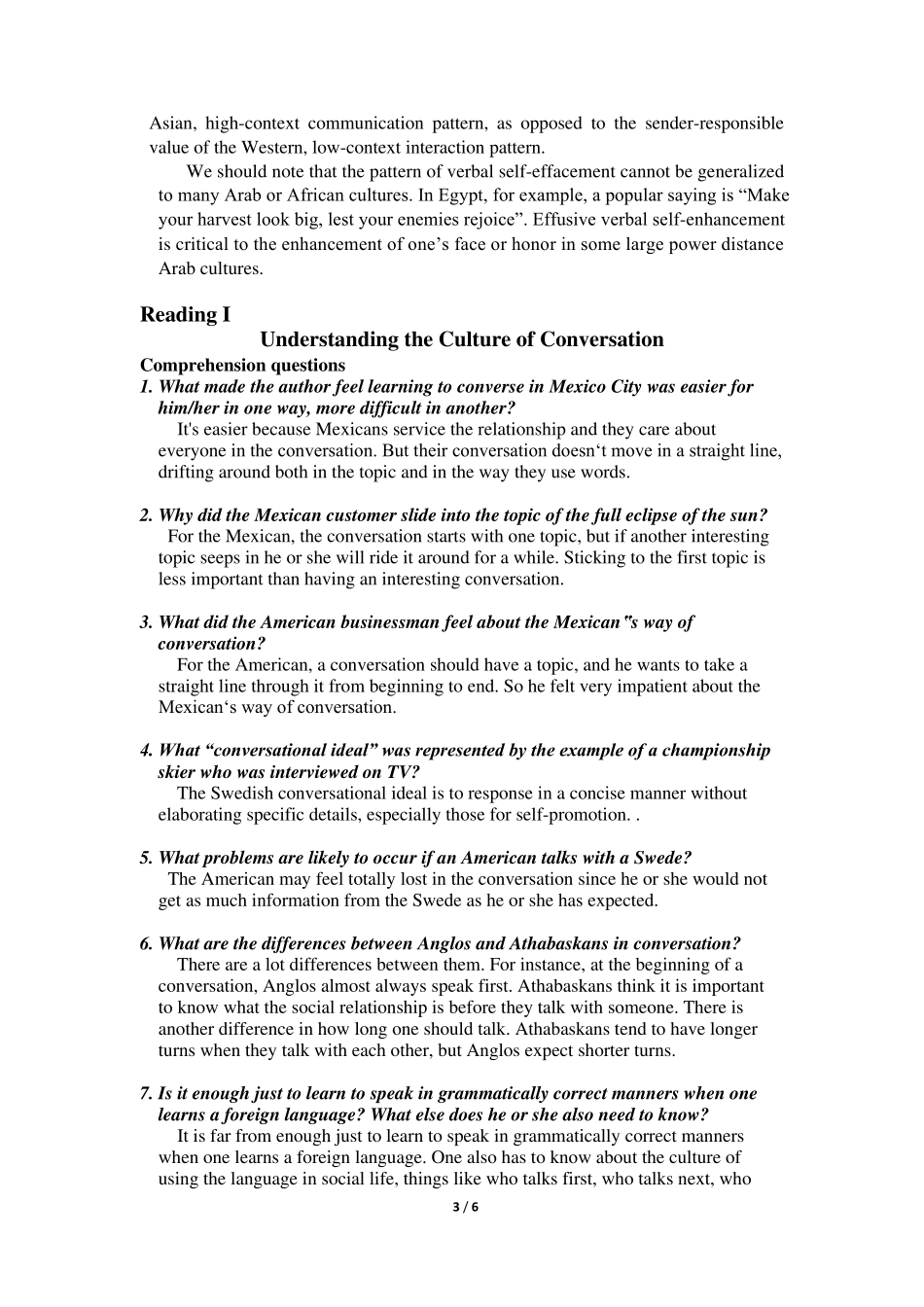 《新编跨文化交际英语教程》复习资料U5_第3页