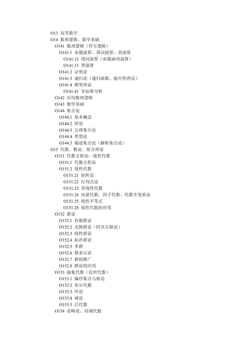 中图分类号(数学)_第2页