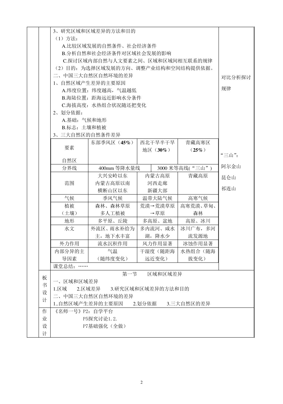 中图版地理必修三第一章教案_第2页