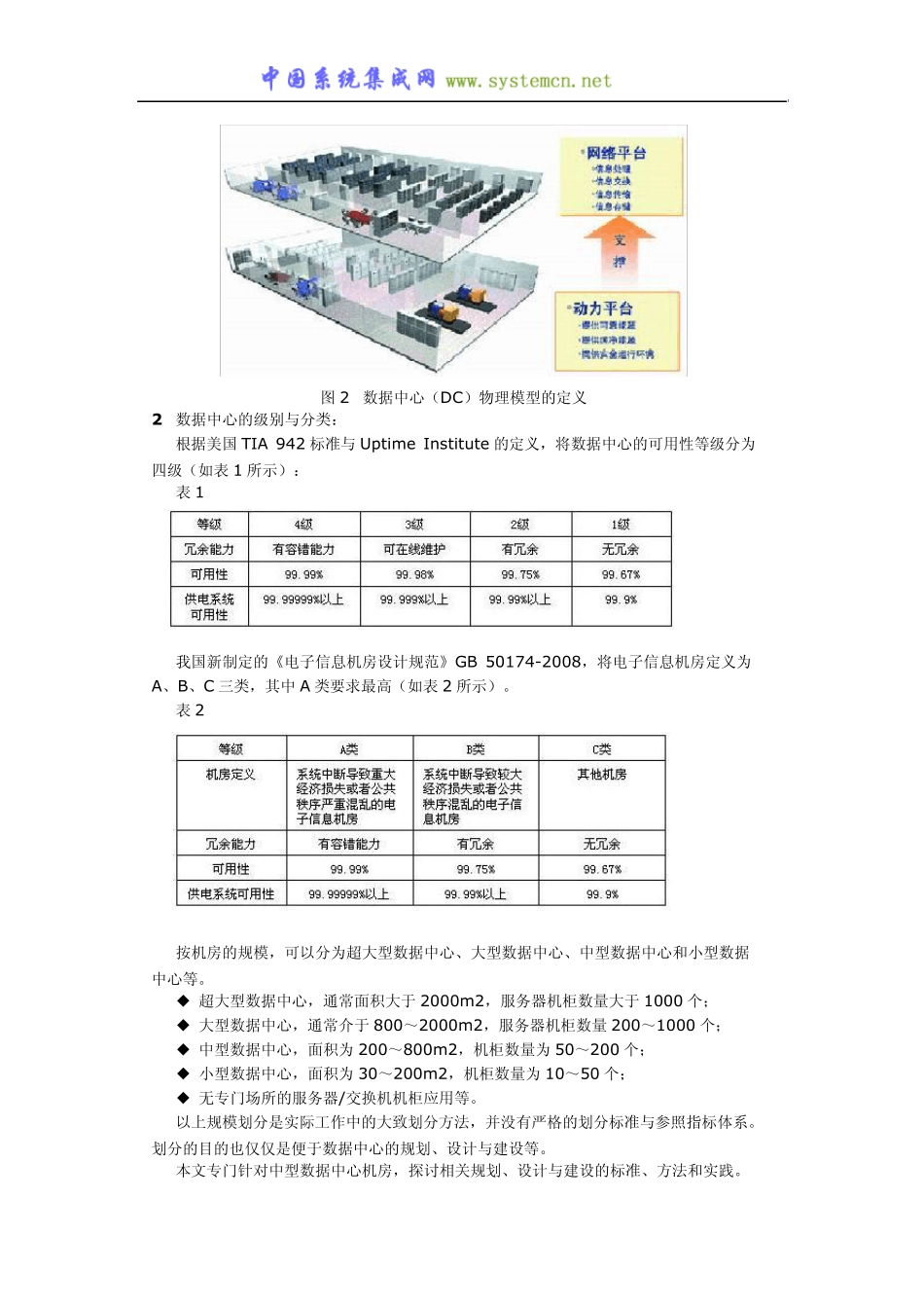 中型数据中心机房建设方案_第2页