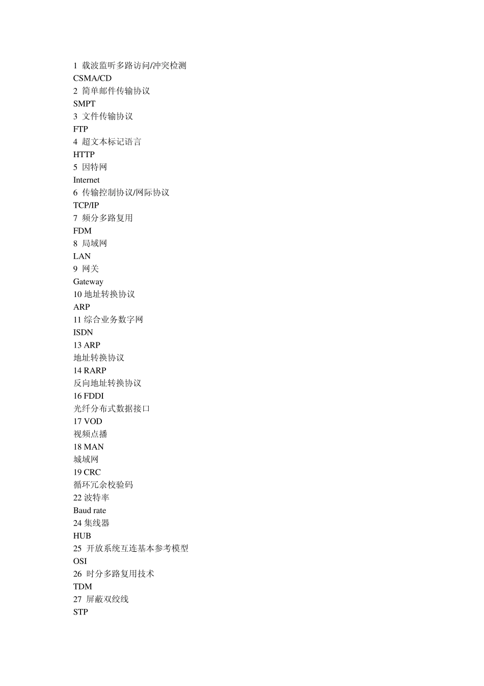 中央电大计算机网络(专)历年考题汇总2012.2版_第3页