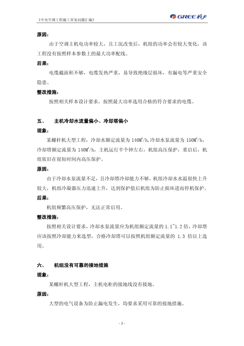 中央空调工程施工常见问题1_第3页