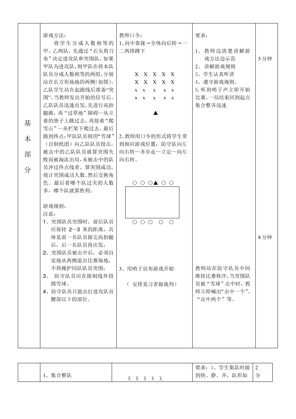 中学体育游戏教案_第2页