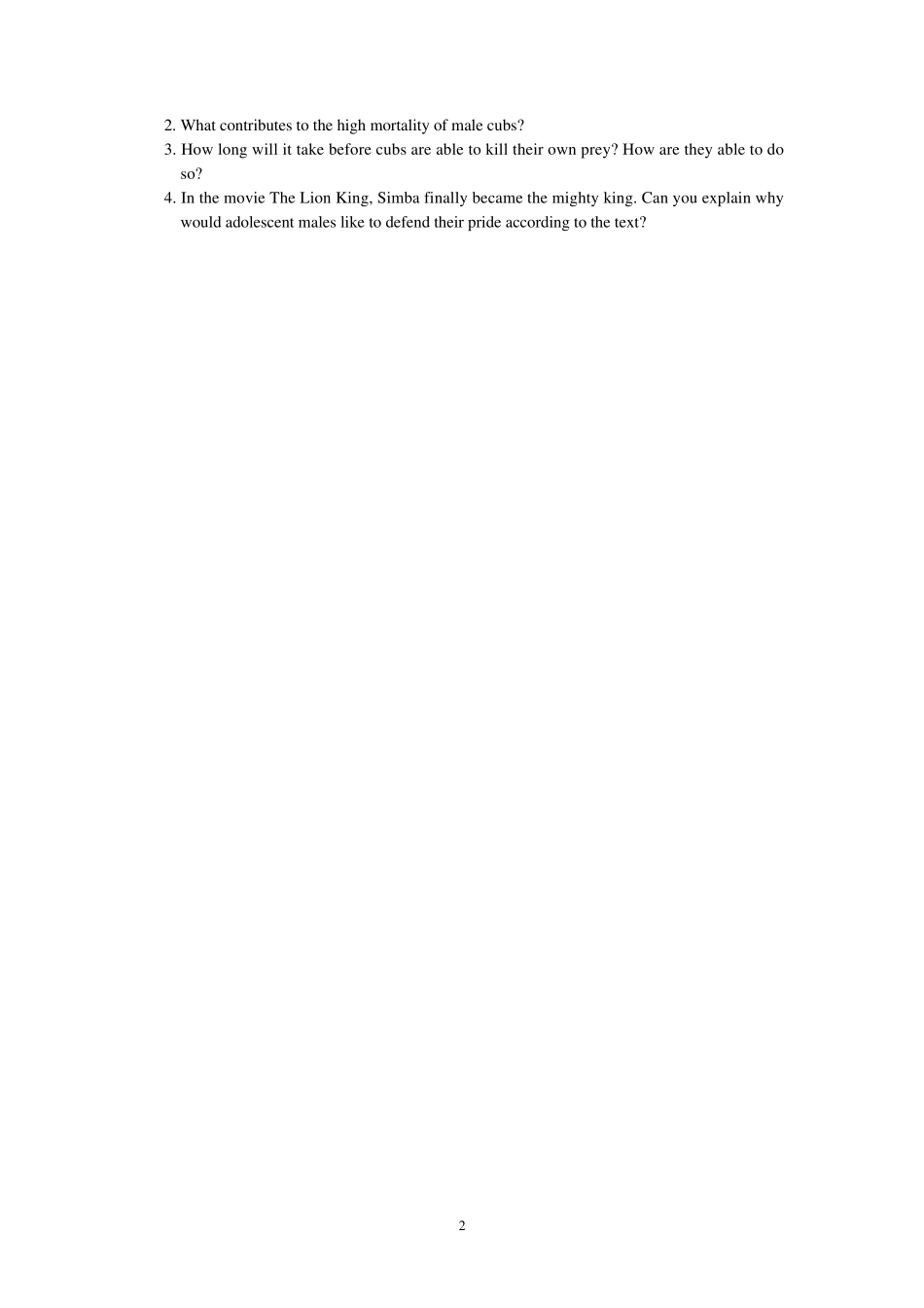 中学生科普英语趣味阅读低年级阅读材料_第2页