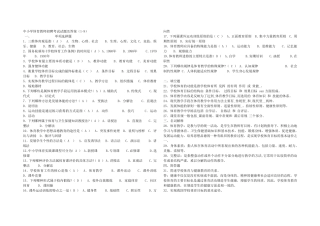 中小学体育教师招聘考试试题及答案