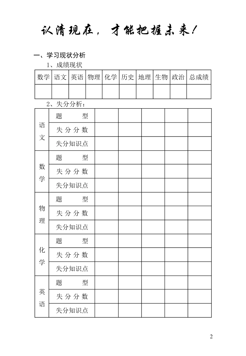 中小学生暑假学习计划表格(绝对经典)学生暑假计划表表格_第3页