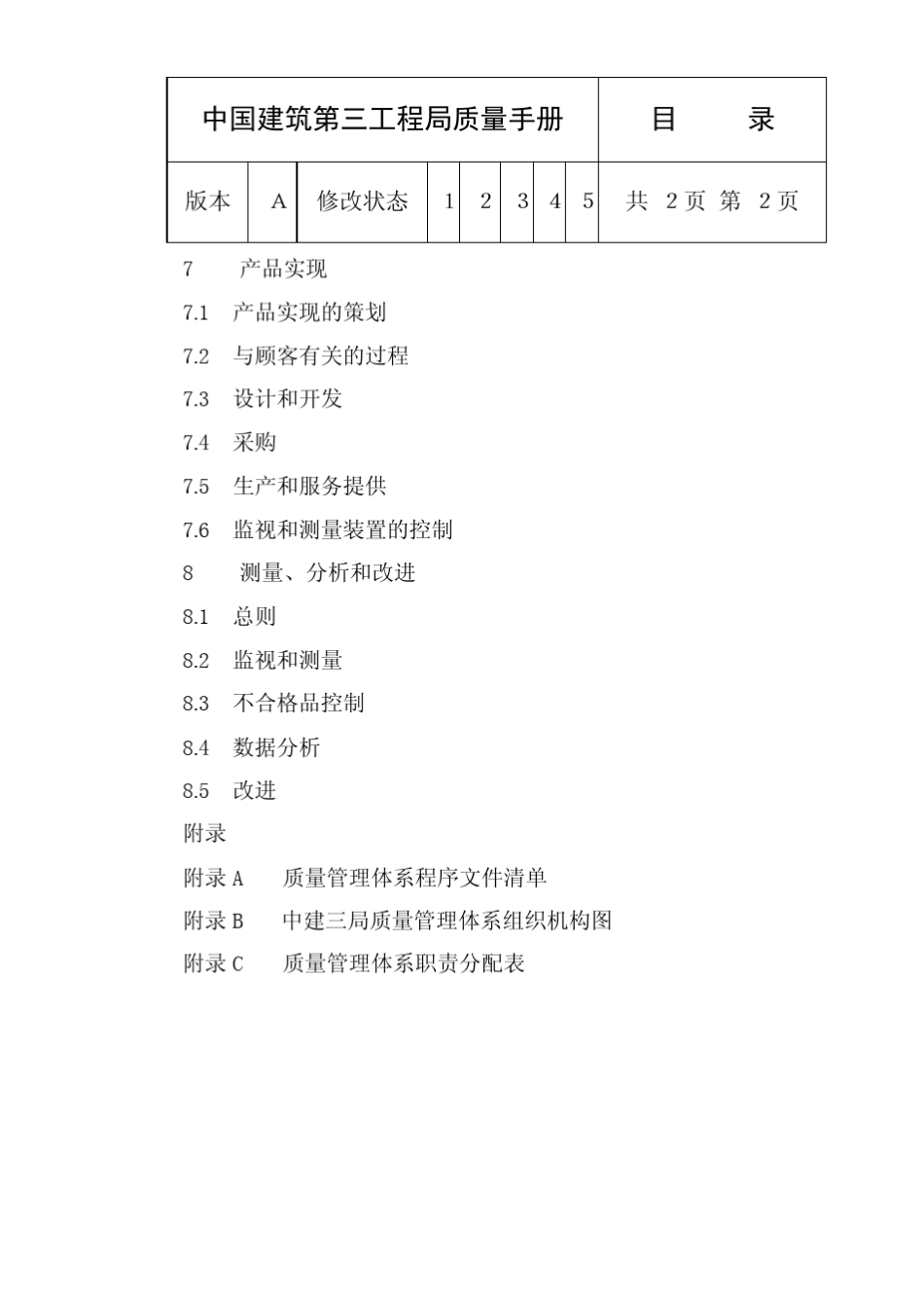 中建集团质量手册_第3页