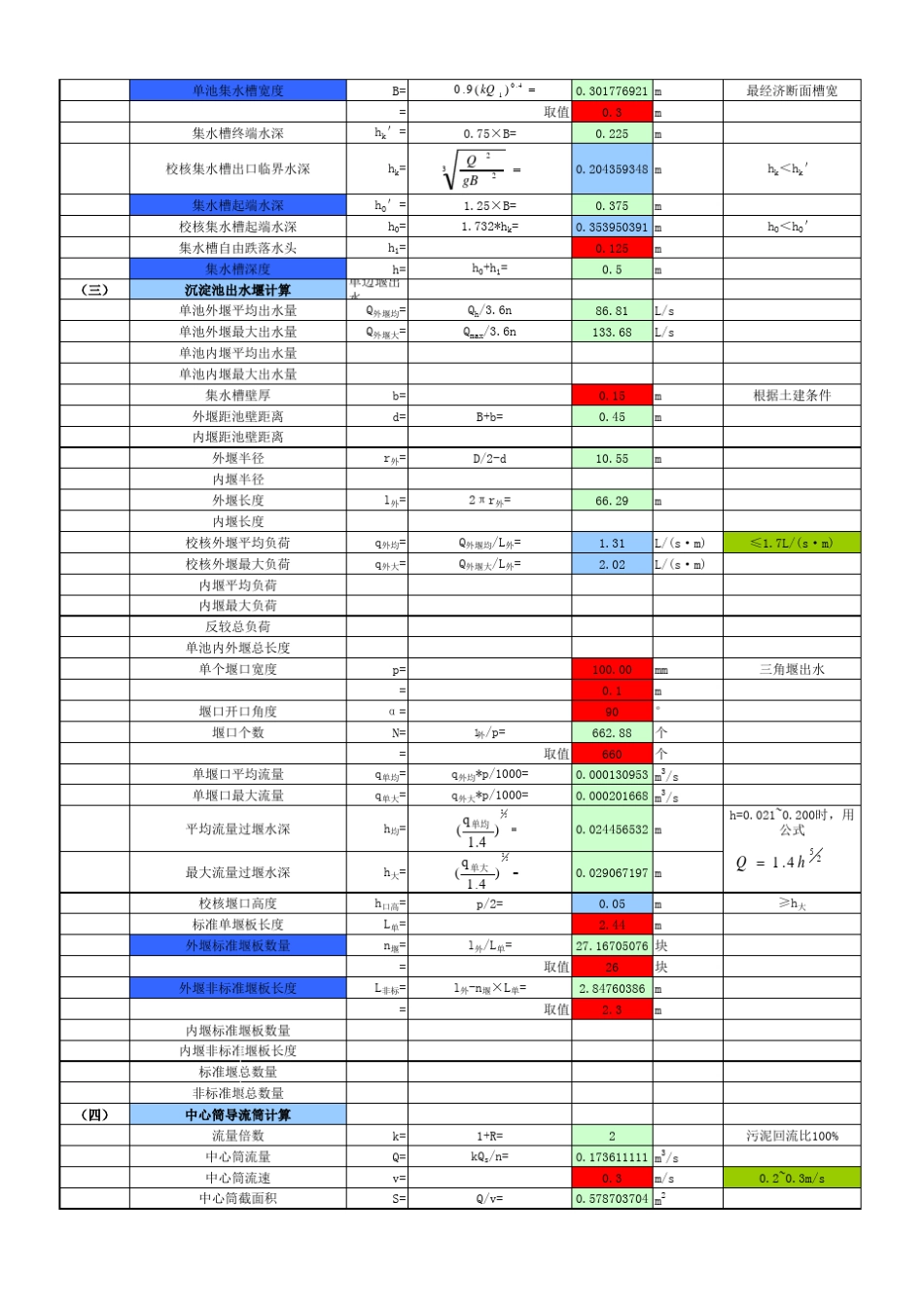 中心进水辐流式二次沉淀池计算书_第2页