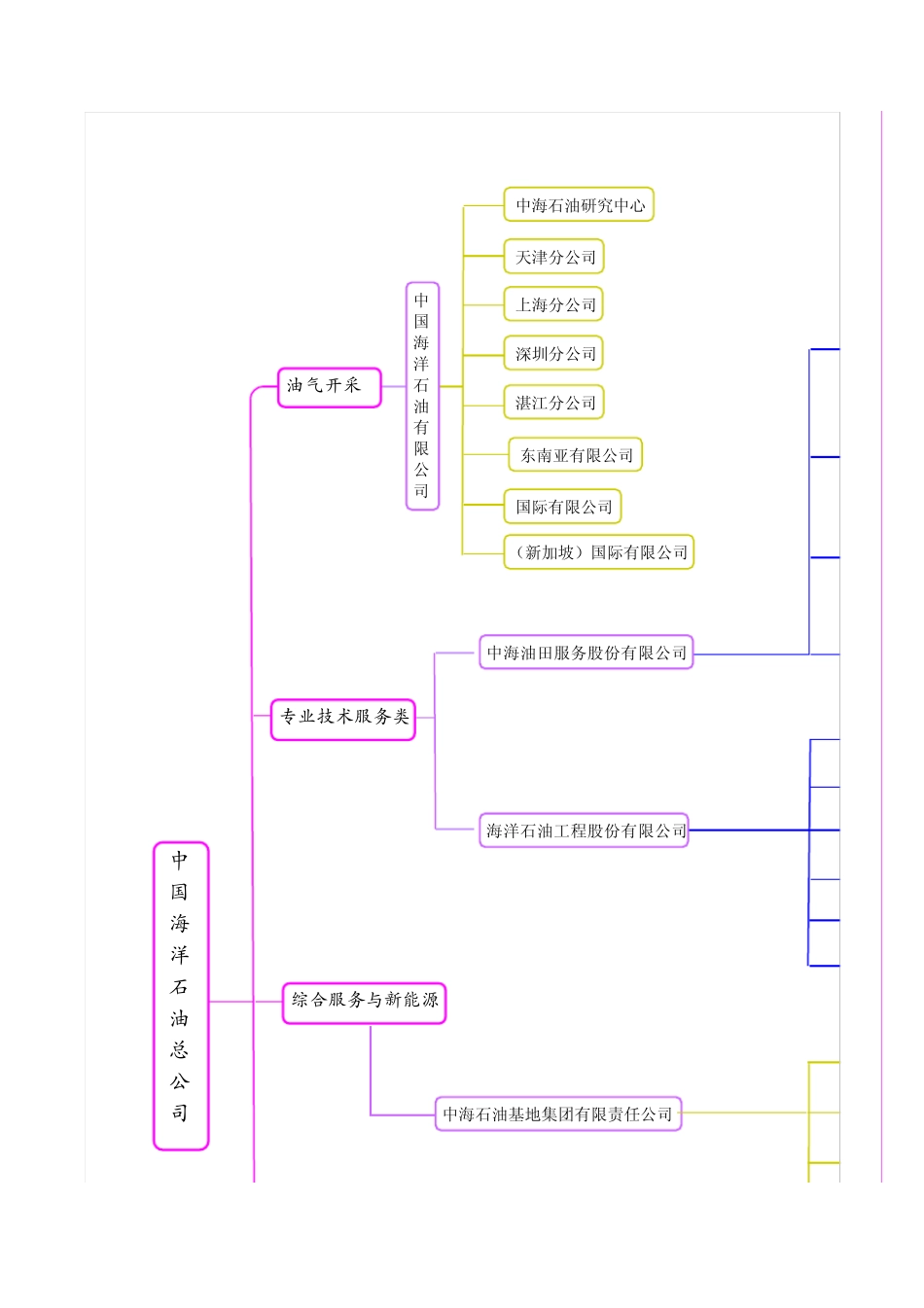 中海油组织结构图_第1页