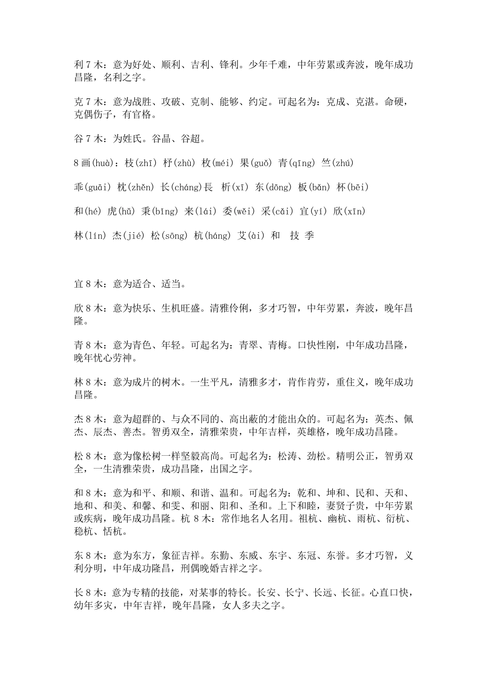 五行属木的字姓名学解释_第2页