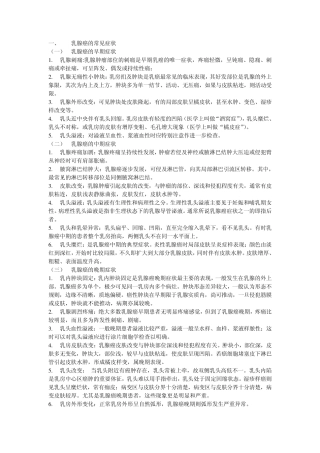 五行平癌——乳腺癌常识