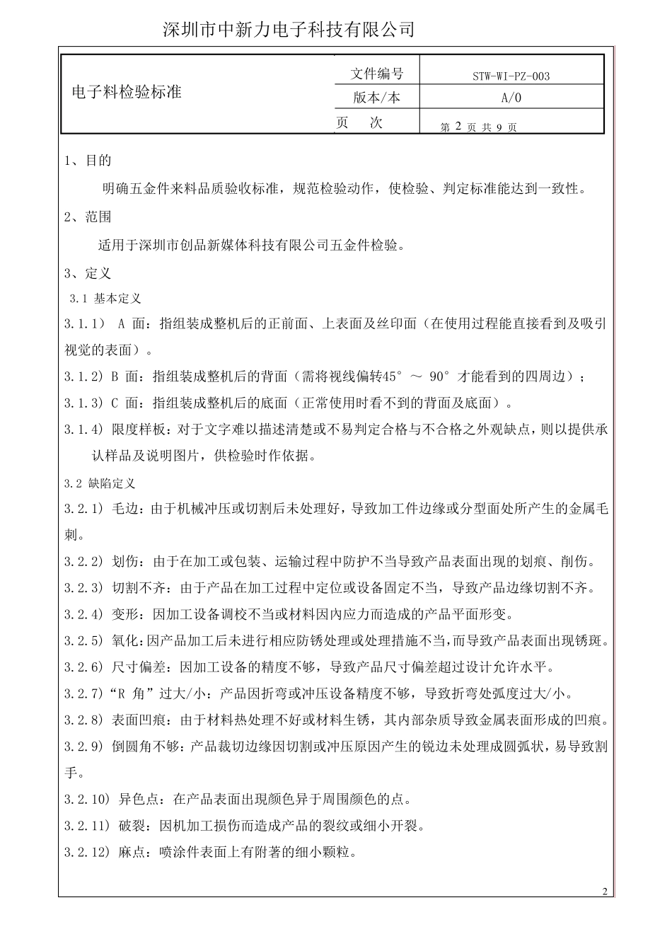 五金件检验标准_第2页