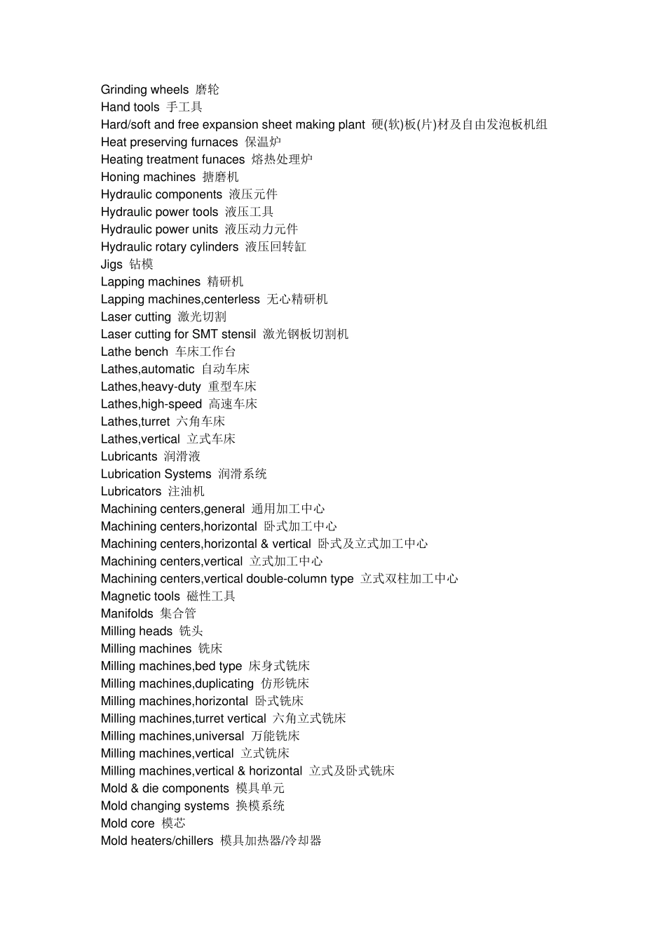 五金工具词汇英语翻译_第3页