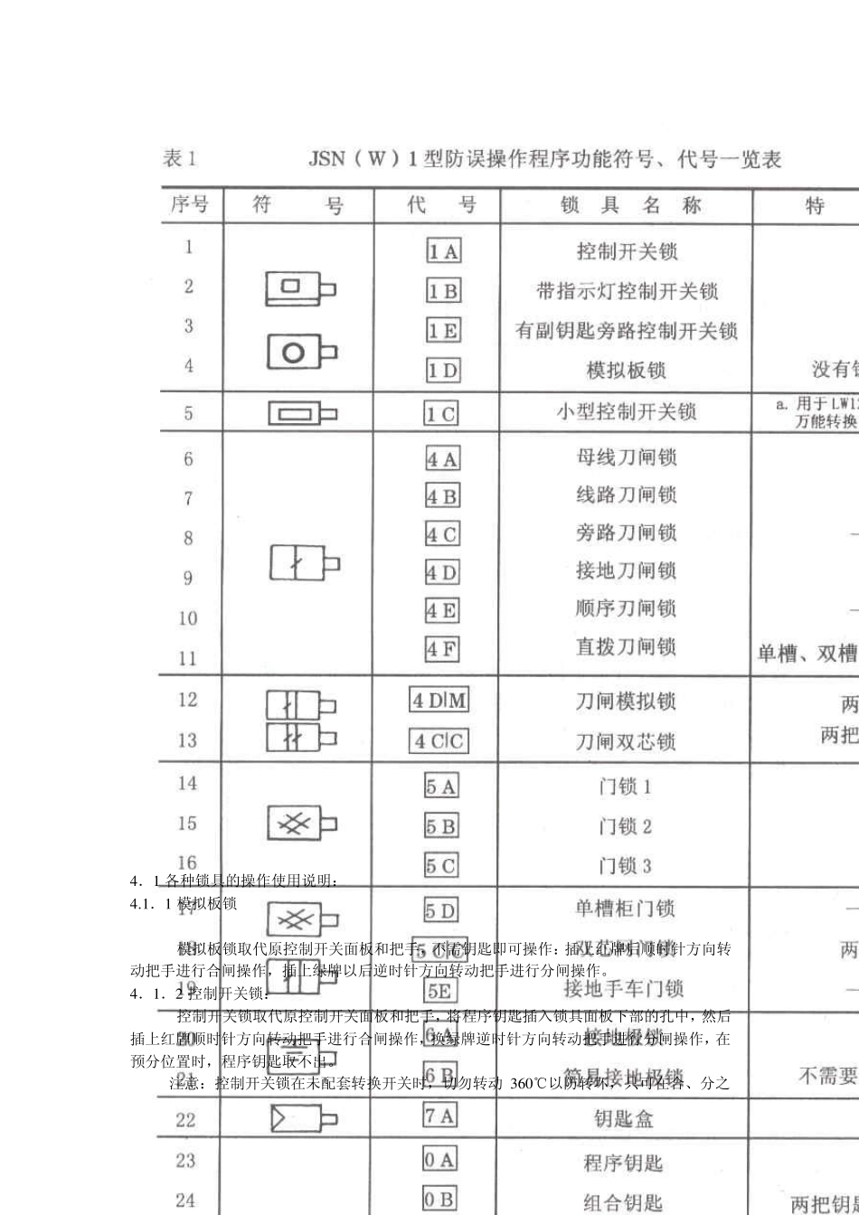 五防锁说明WPS文档_第3页
