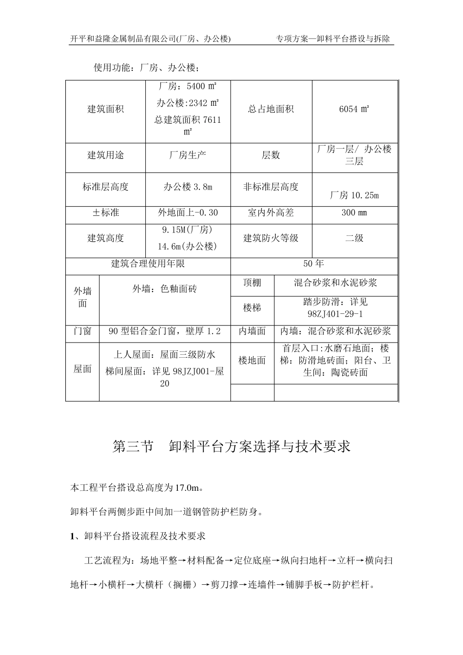井架落地卸料平台_第3页