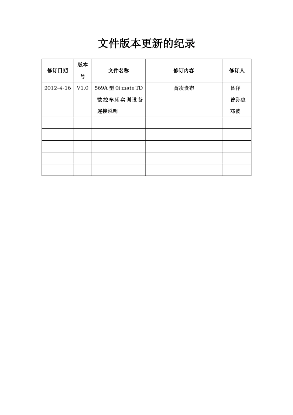 亚龙YL569A型0imateTD数控车床实训设备电气连接说明_第2页