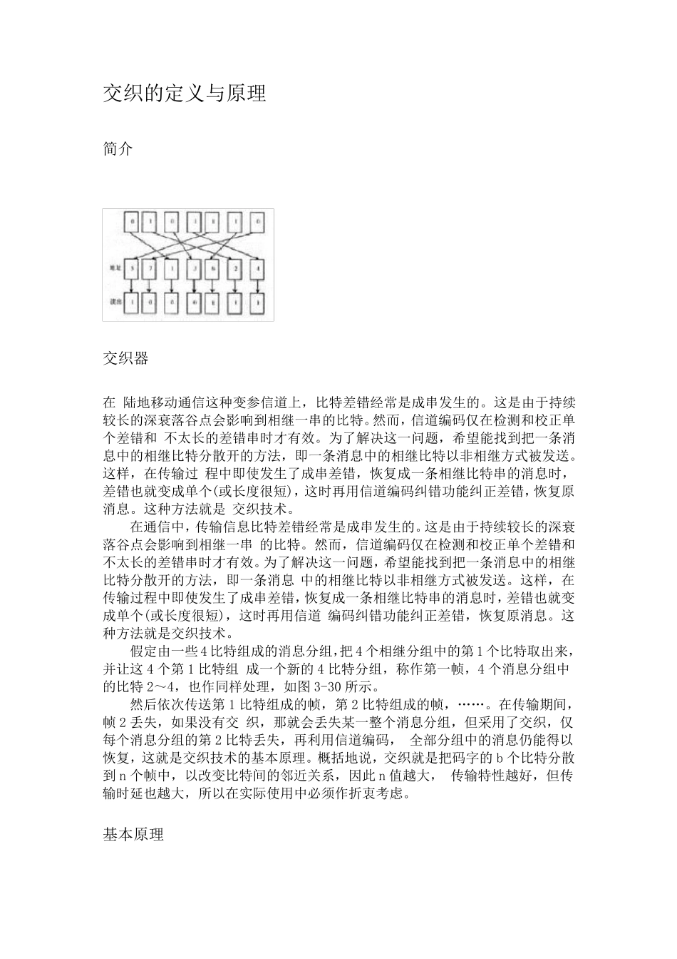 交织的定义及原理介绍_第1页