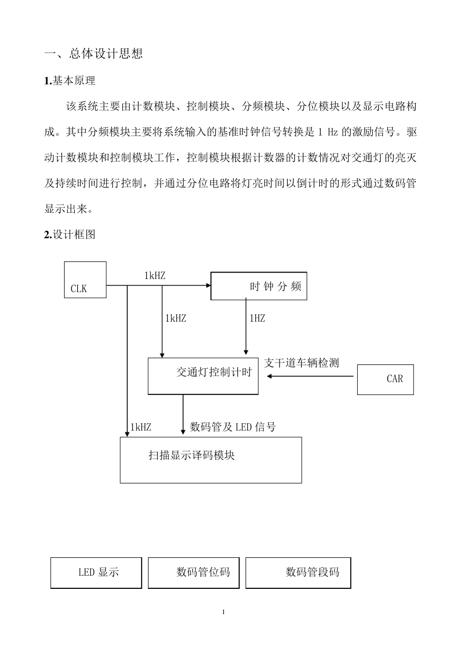 交通灯控制器设计——EDA课程设计_第3页