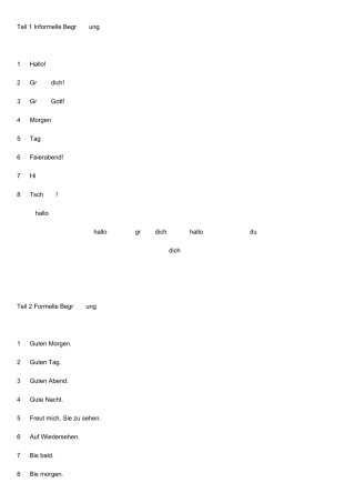 交际德语一周速成