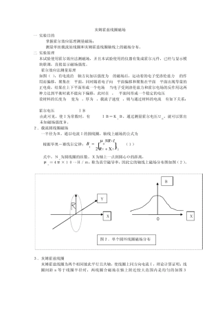 亥姆霍兹线圈磁场