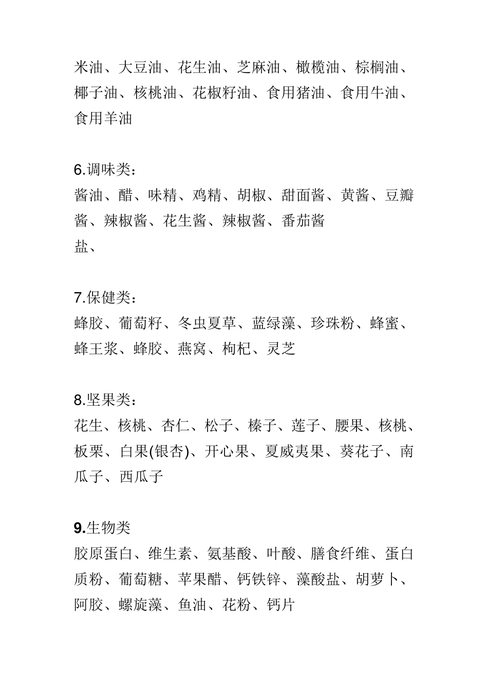 产品分类大全_第2页