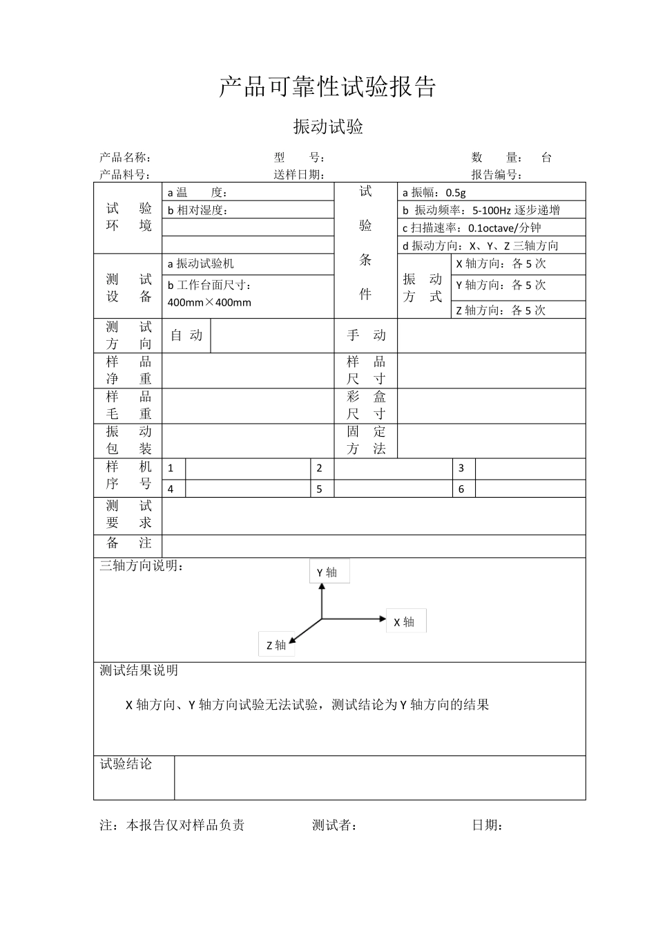 产品可靠性试验报告_第3页