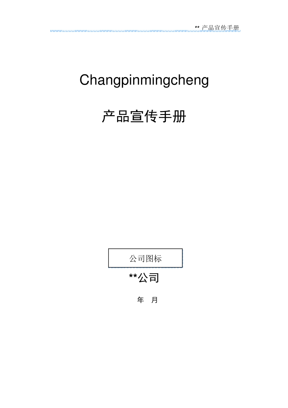 产品宣传手册_第1页