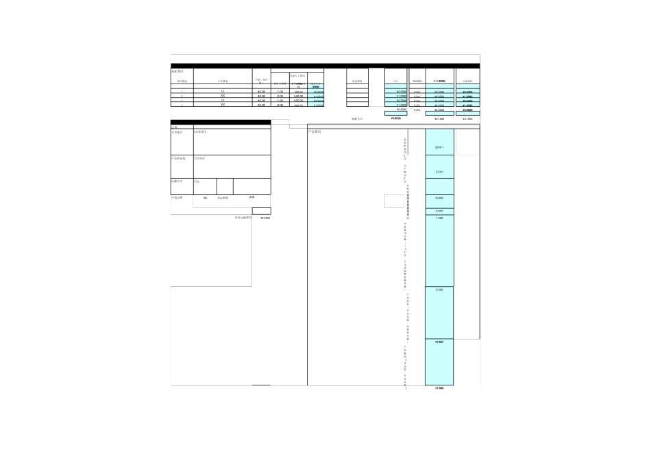 产品成本核算及报价分析表_第2页