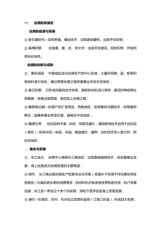 产品知识丝绸文化与真丝介绍1