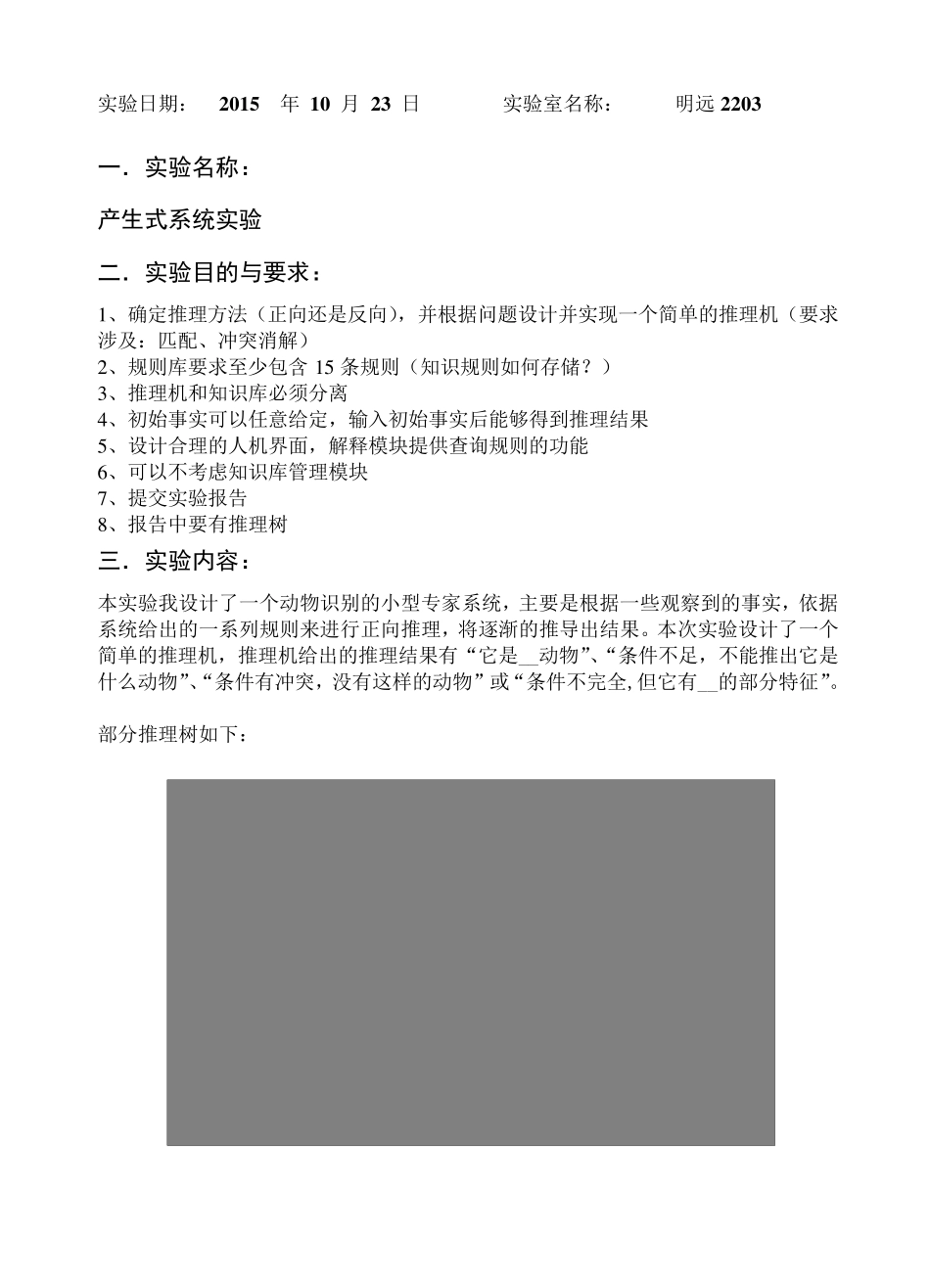 产生式系统实验报告_第2页