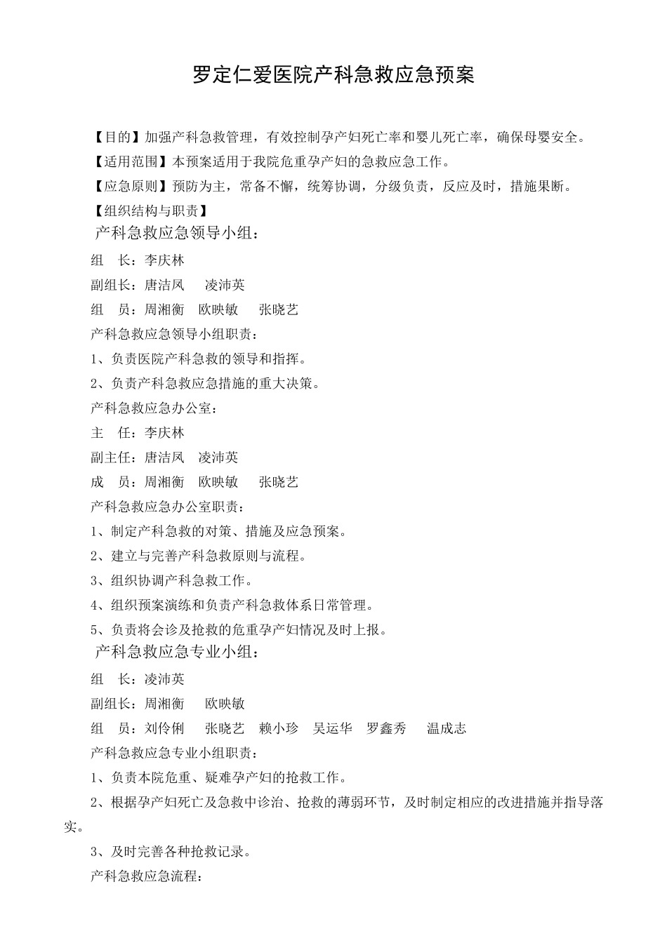 产科急救应急预案_第1页