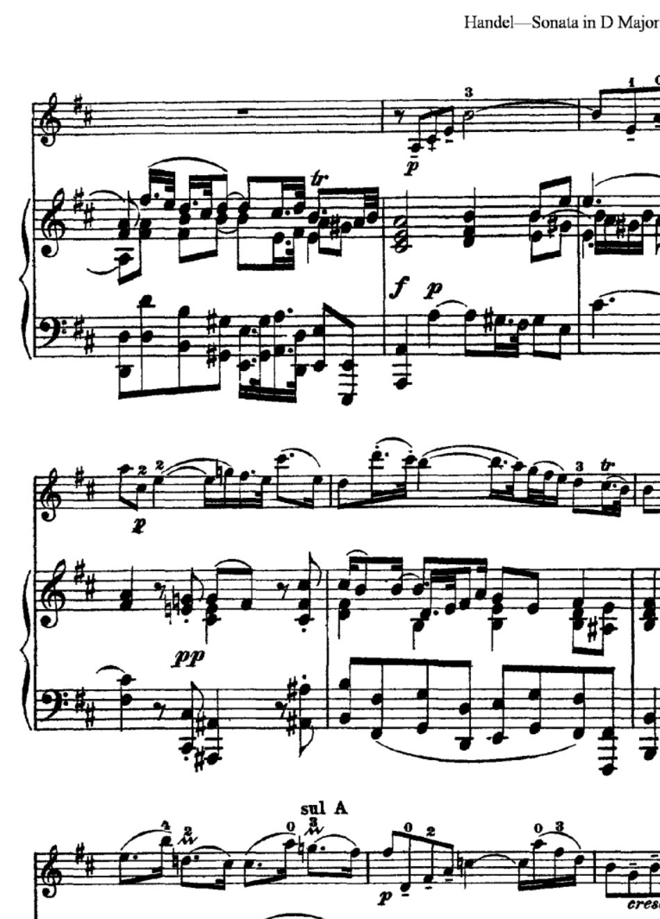 亨德尔D大调小提琴奏鸣曲钢琴伴奏谱_第2页
