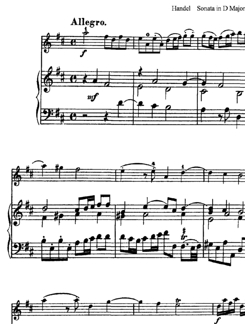 亨德尔D大调小提琴奏鸣曲钢琴伴奏谱_第3页