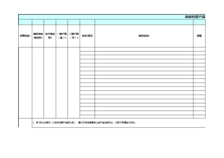 京东商品明细表