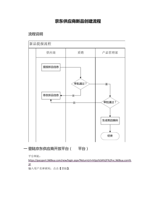 京东流程和规则