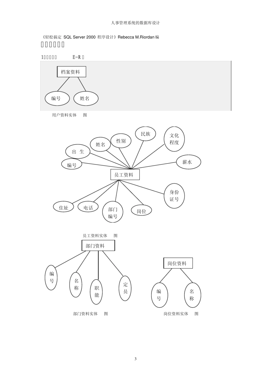 人事管理系统(数据库课程设计)_第3页
