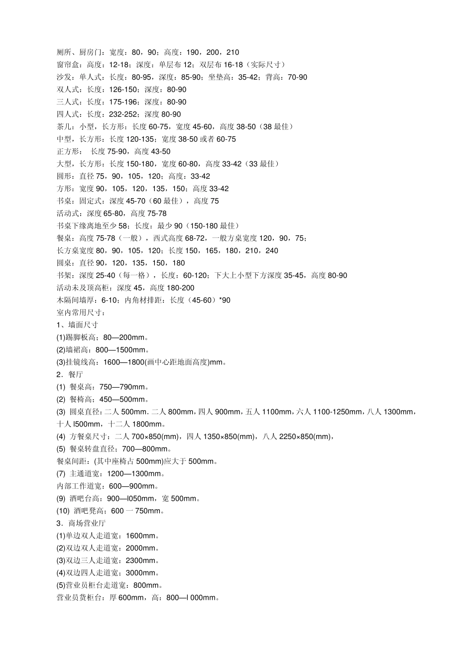 人体工程学尺寸附图_第2页