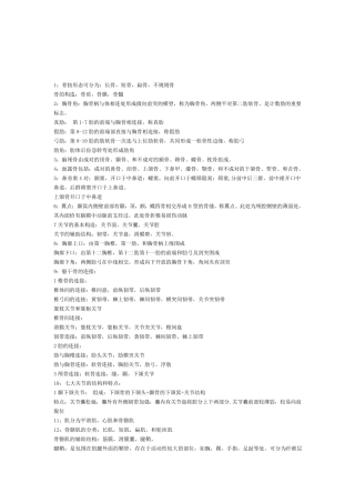 人体解剖学与组织胚胎学