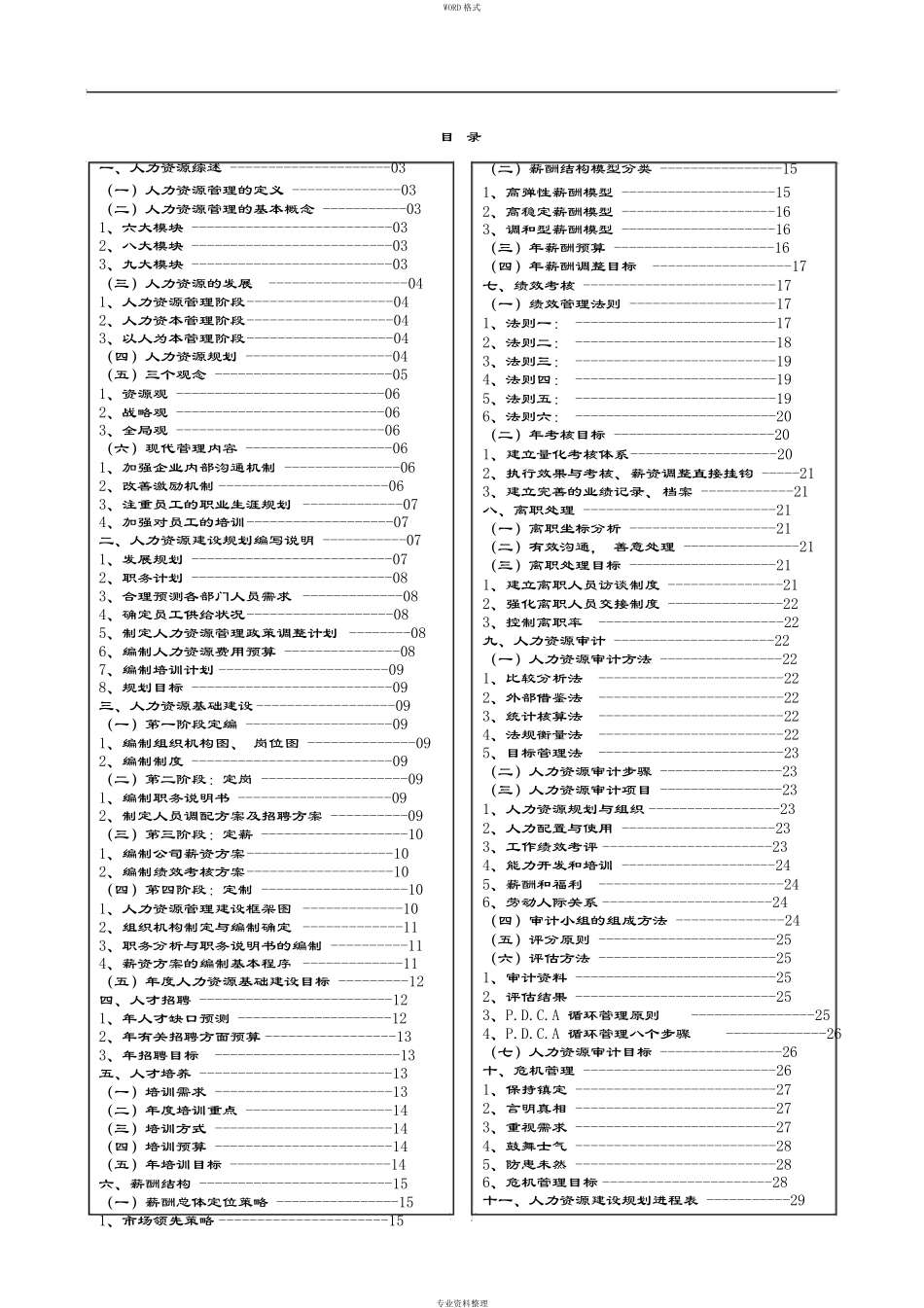 人力资源体系建设方案_第2页