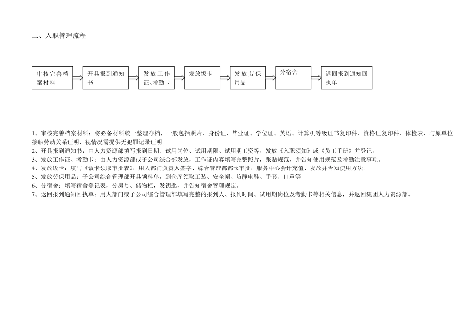 人力资源工作流程(招聘、入职、试用、调动、转正、离职)_第2页