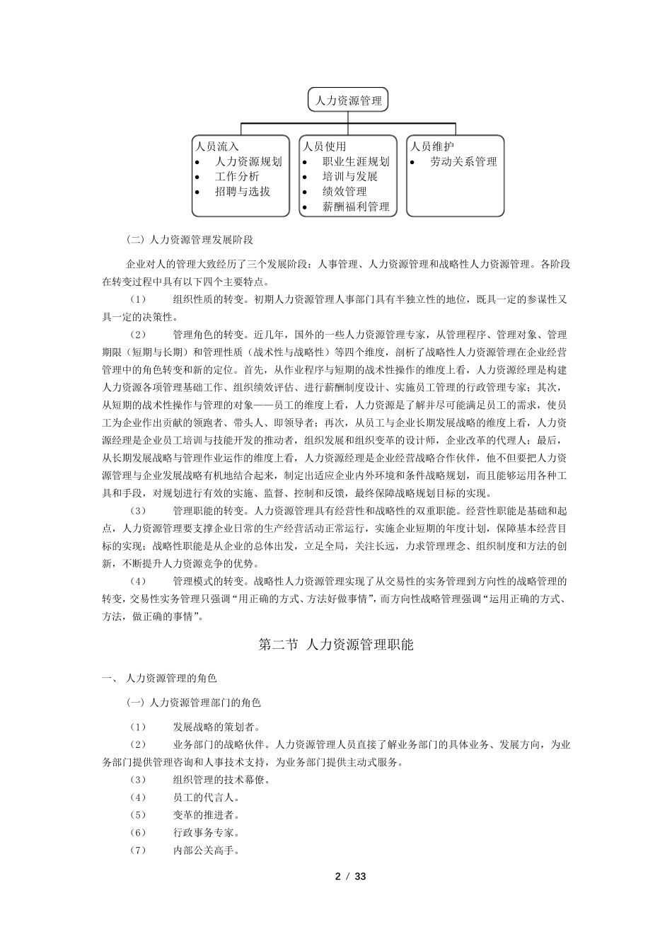 人力资源开发与管理(自考教材精华提炼)_第3页