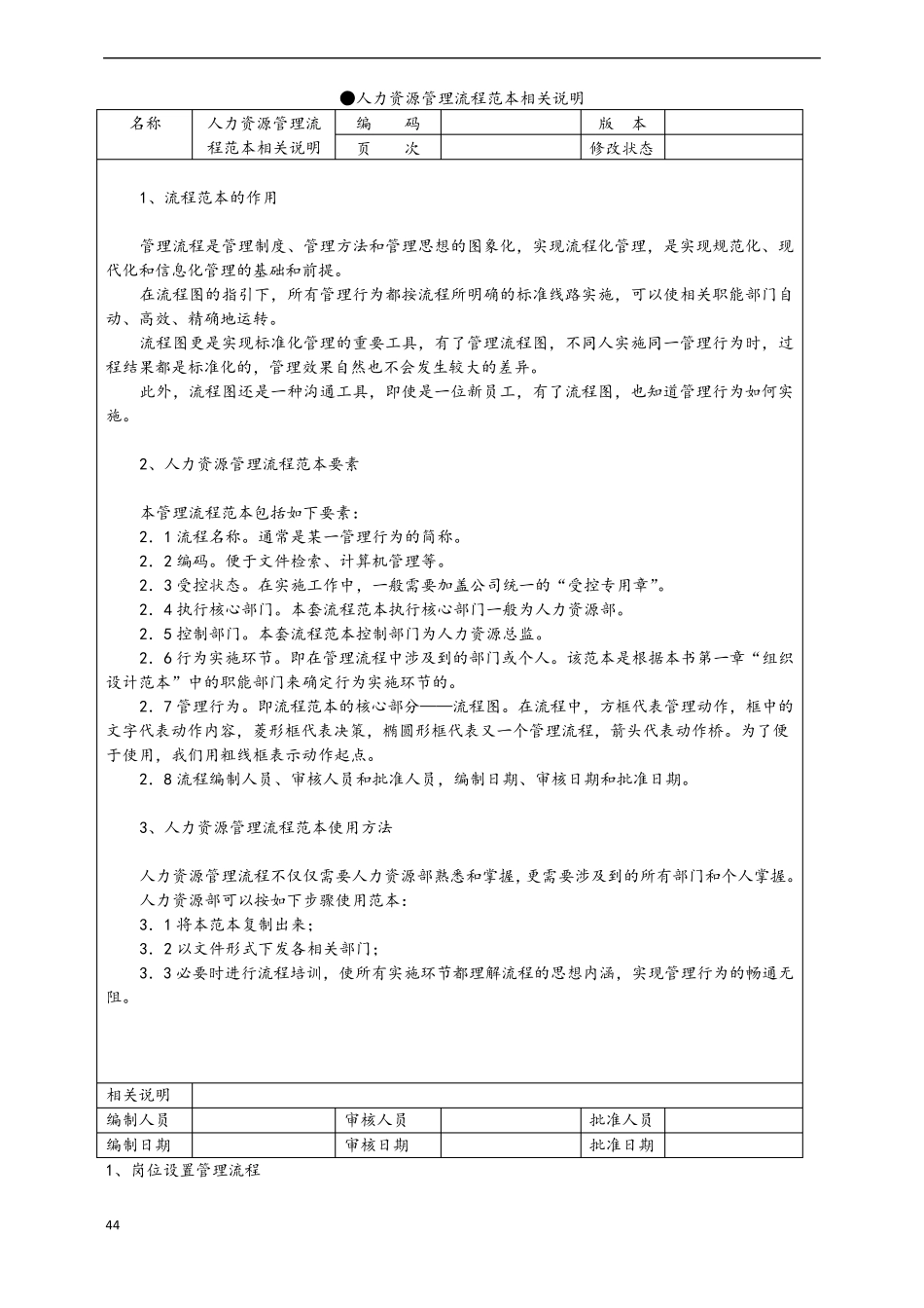 人力资源管理40个工作流程图_第2页