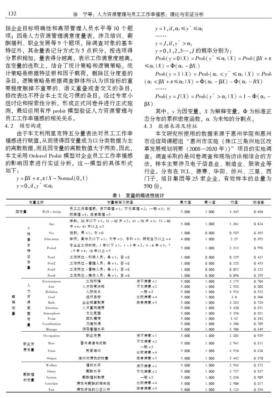 人力资源管理与员工工作幸福感：理论与实证分析_第3页