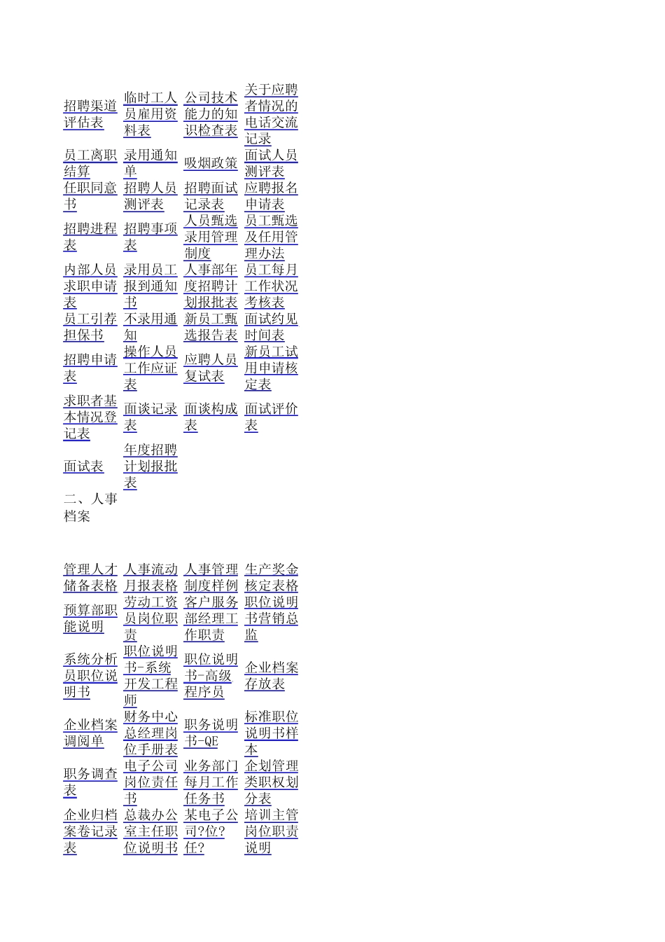 人力资源管理六大模块详细内容_第2页