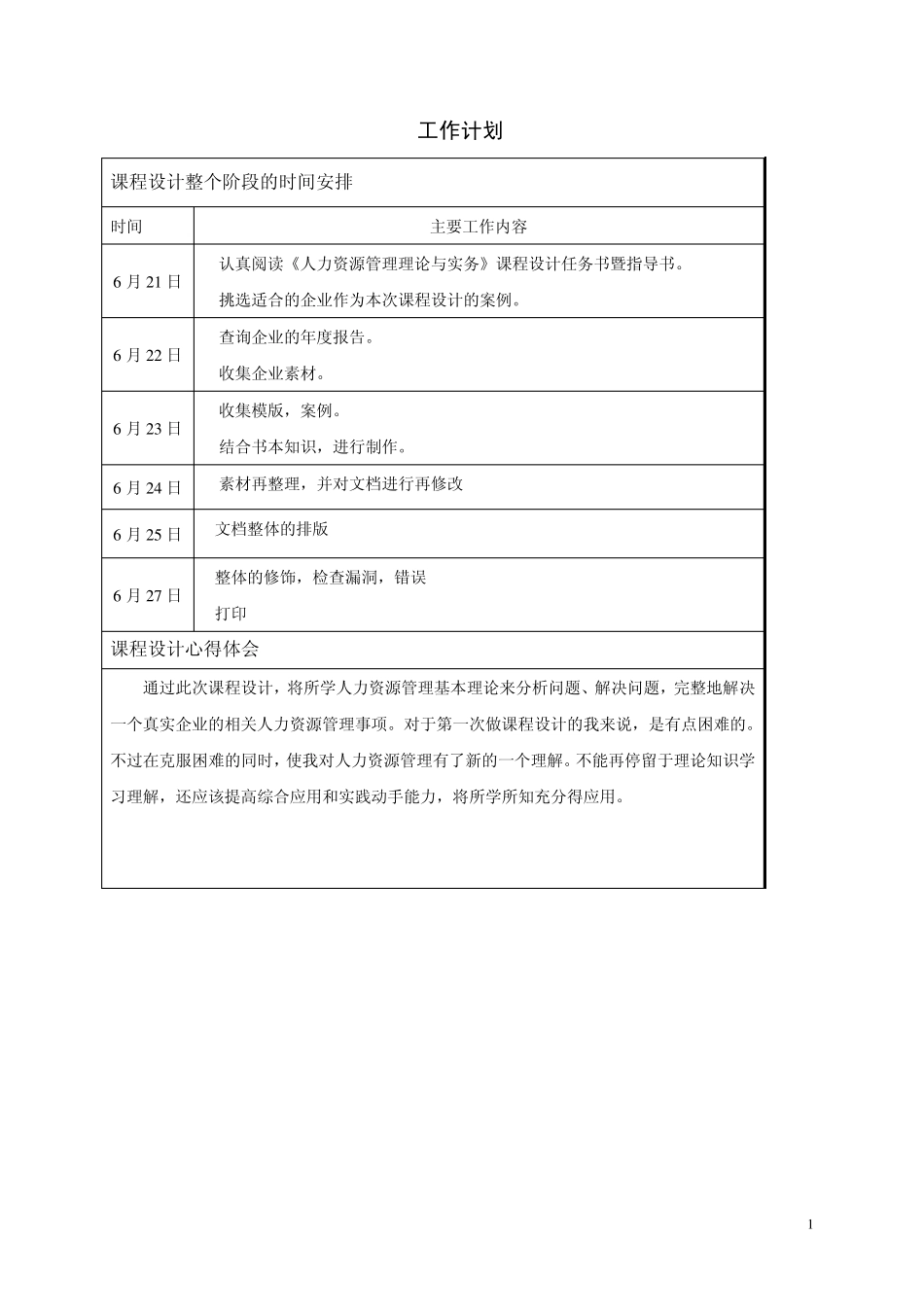 人力资源管理理论与实务课程设计_第3页